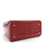 Patent Cannage Medium Lady Dior Red