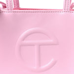 Vegan Leather Small Shopping Bag Bubblegum