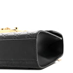 Guccissima Small Padlock Shoulder Bag Black