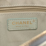 Goatskin Quilted Waist Bag Green Blue Pink