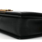Lambskin Quilted Medium Boy Flap Black