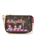 Monogram 2020 Christmas Animation Bumper Cars Mini Pochette Accessories Coquelicot