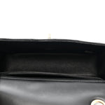 Lambskin Quilted Mini Rectangular Flap Black