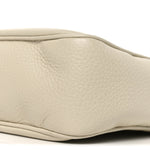 Pebbled Calfskin Small Soho Disco Bag Off White