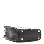 Vitello Plexiglass FF Embossed Mini Fendi Sunshine Shopper Tote Black