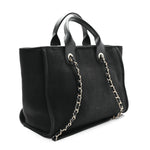 Mixed Fibers Small Deauville Tote Black