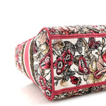 Canvas Embroidered Butterfly Print Medium Lady D-Lite  Multicolor