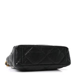 Goatskin Quilted Large Chanel 19 Flap Black