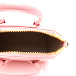 Shiny Lord Calfskin Mini Antigona Flamingo