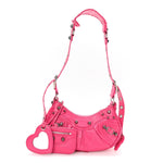 Agneau Arena Le Cagole Shoulder Bag XS Hot Pink