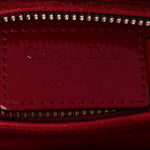 Patent Cannage Medium Lady Dior Red