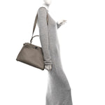 Cuoio Romano Selleria Medium Peekaboo Iconic Satchel Corda