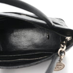 Caviar Quilted Medallion Tote Black