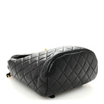 Calfskin Quilted Mini Urban Spirit Backpack Black