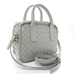 Lambskin Intrecciato Small Getaway Agate Grey