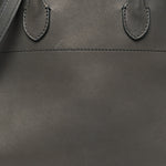 Polished Saddle Calfskin Soft Margaux 10 Bag Koala Grey