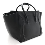 Grained Calfskin Medium Phantom Luggage Black