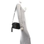 Calfskin Matelasse Monogram Lou Camera Bag Black