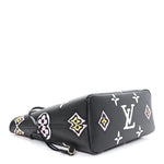 Monogram Giant Wild at Heart Neverfull MM Black