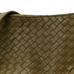 Nappa Intrecciato Crossbody Olive