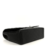 Caviar Quilted Maxi Double Flap Black