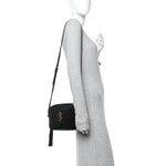 Calfskin Matelasse Monogram Lou Camera Bag Black