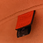 Goatskin Mini Aphrodite Shoulder Bag Orange