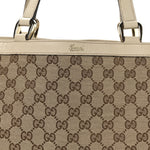 Monogram Medium Abbey Tote White