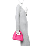Grained Calfskin Mini The Sack Bag Hot Pink