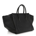 Grained Calfskin Medium Phantom Luggage Black