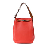 Taurillon Clemence Barenia So Kelly 26 Rouge Pivoine Fauve