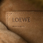 Shearling Small Puzzle Edge Bag Dark Khaki