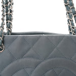 Caviar Quilted CC Timeless Soft Tote Blue