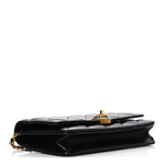 Lambskin Plexiglass Quilted Coco Love Wallet On Chain WOC Black