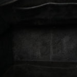Drummed Calfskin Mini Luggage Black