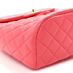 Lambskin Quilted Mini Urban Spirit Backpack Pink