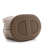 Taurillon Clemence Swift In-The-Loop 18 Bag Etoupe