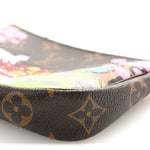 Monogram 2021 Christmas Animation Japanese Garden Mini Pochette Accessories Wisteria Pink