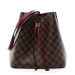 Damier Ebene Neonoe MM Cherry Berry