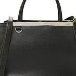 Vitello Elite Apple Charm Petite 2Jours Tote Black