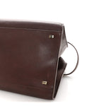 Polished Saddle Calfskin Soft Margaux Belt 15 Burgundy