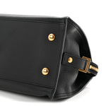 Calfskin Small Classic Y Cabas Black