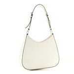 Spazzolato Cleo Adjustable Strap Shoulder Bag White