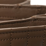 Calfskin Quilted Medium C Bag Beige