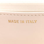 Lambskin Quilted Resin CC Mini Flap Bag White Black