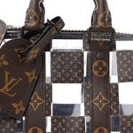 PVC Monogram Chess Keepall Bandouliere 25