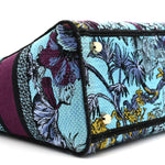 Canvas Toile de Jouy Voyage Embroidered Medium Lady D-Lite Celestial Blue