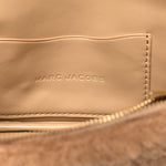 Faux Fur Calfskin Mini The Teddy J Marc Shoulder Bag Camel