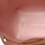 Vegetable Tanned Calfskin Mini Bucket Bag Cammello Rosa