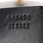 Calfskin Matelasse Medium GG Marmont Shoulder Bag Black